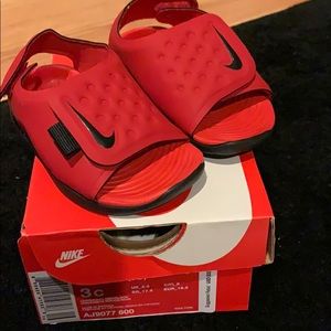 Red sandal